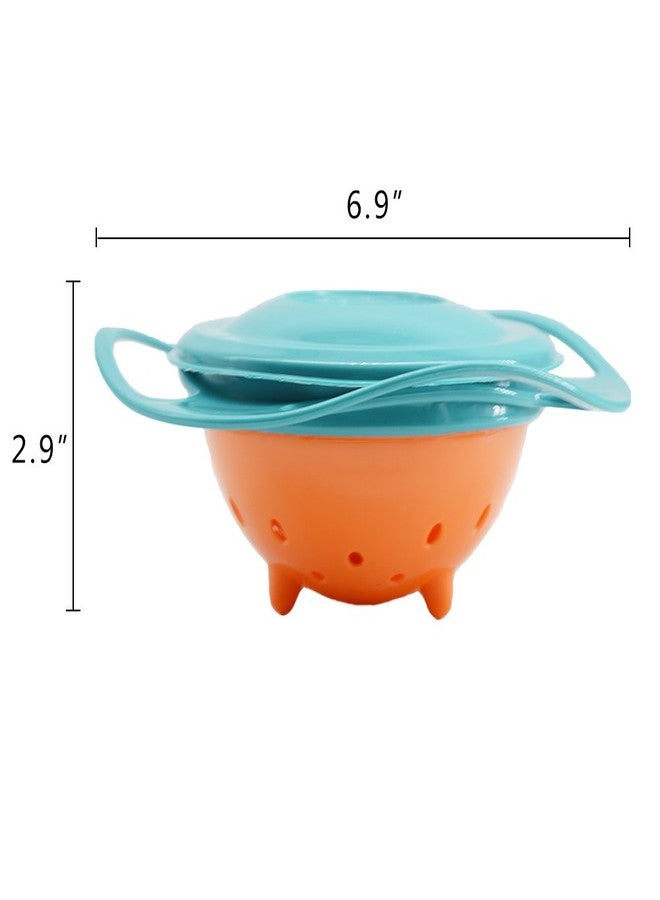 ZTL Gyro Bowl 360 Dgree Rotation Spill Resistant Gyroscopic Bowl with Lid - Image 4